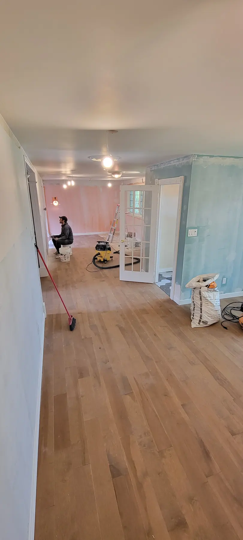 Interior transformation at Saint-Eustache